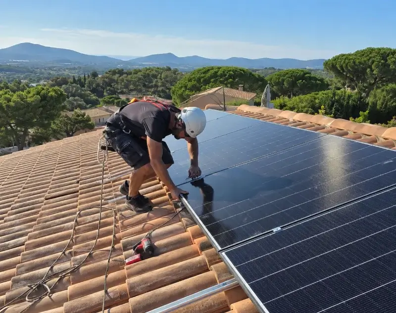 Installateur panneaux solaires La Bouilladisse — pose photovoltaïque sur toiture